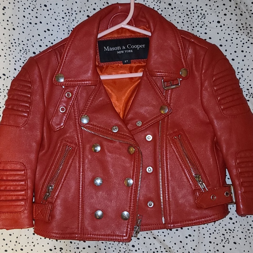 Mason & Cooper 2T Red Leather Jacket